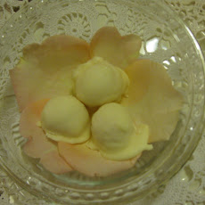 Rose-Scented Gelato-White Chocolate Bon Bons