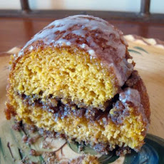 Pumpkin and Spice Sour Cream Coffee Cake