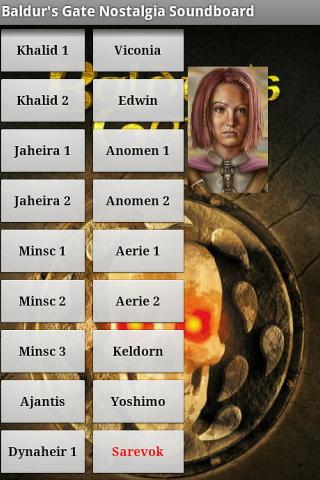 Baldur's Gate Soundboard