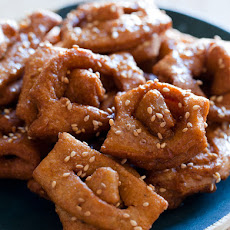 Moroccan Sesame Spice Cookies (Chebakia)