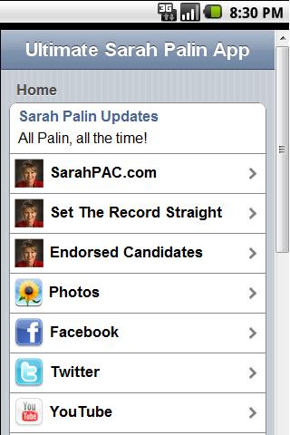 Ultimate Sarah Palin App