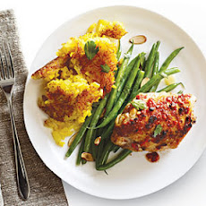 Fiery Chicken Thighs with Persian Rice