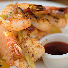 Lemon Grass Skewered Shrimp