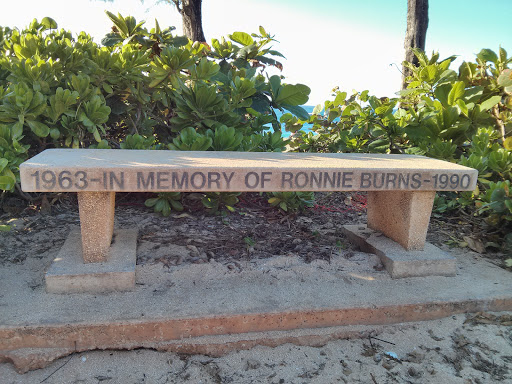 Ronnie Burns Memorial Bench