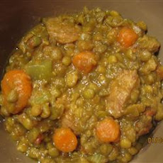 Kris' Lentil Sausage Soup