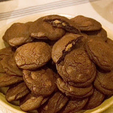 Chocolate Peanut Butter Surprise Cookies