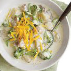 Cheesy Broccoli Potato Soup