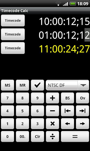 Timecode Calculator