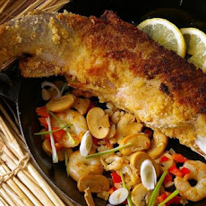 Shrimp Stuffed Trout.