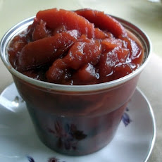 Slow Roasted Quince in Vanilla-Cinnamon Syrup