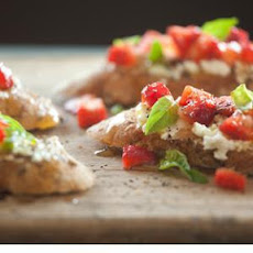 Strawberry and Goat Cheese Bruschetta