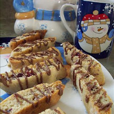 Cranberry White Chocolate Biscotti
