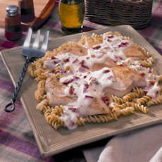 Chicken and Creamy Garlic Sauce