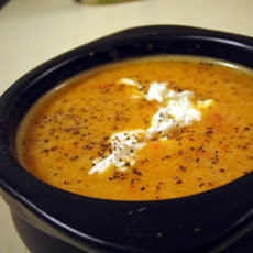 Roasted Red Bell Pepper Soup