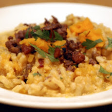 Risotto with Butternut Squash and Leeks