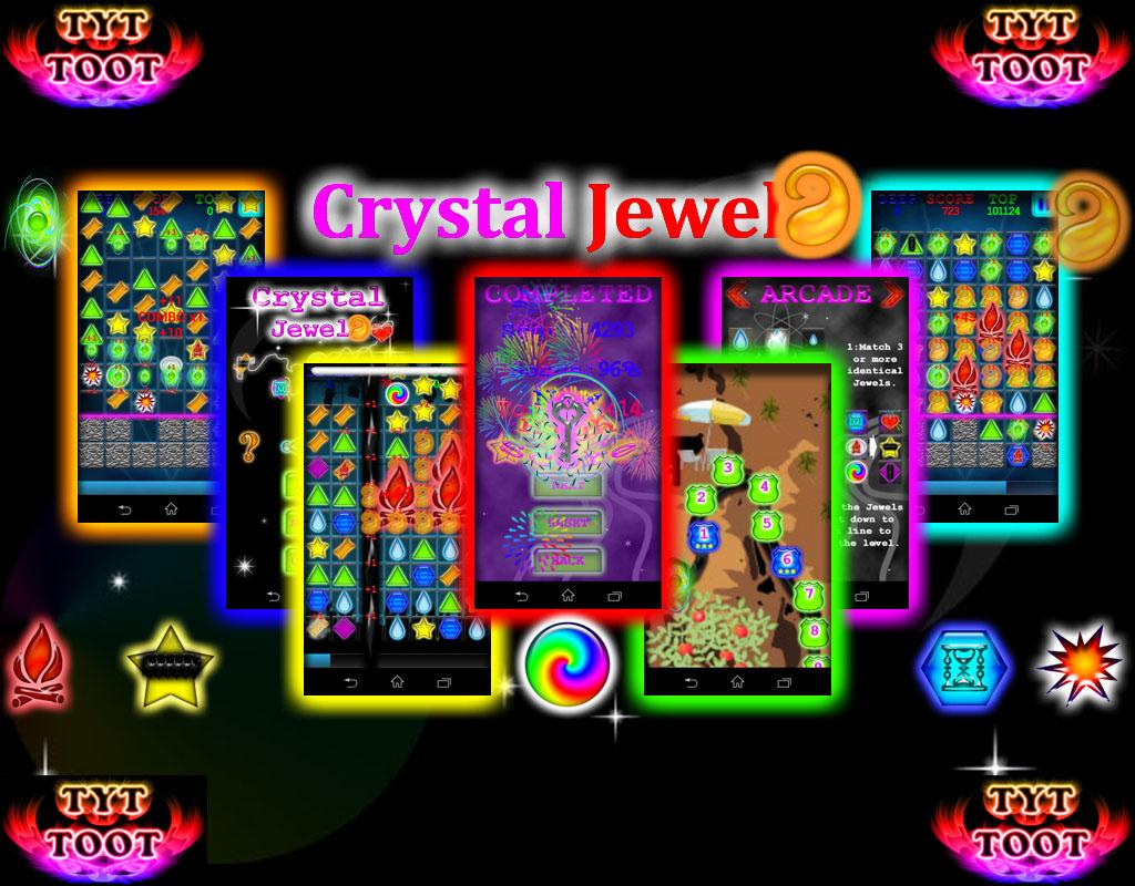 Android application Crystal Jewels screenshort