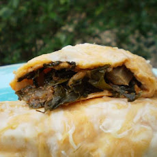 Enchiladas With Barbecued Greens