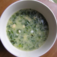 Chicken Popeye Soup ( Chicken and Spinach Pot Pie Soup)