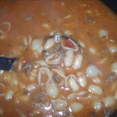 Easy and Delicious Vegetarian  Soup (Pasta E Fagioli)