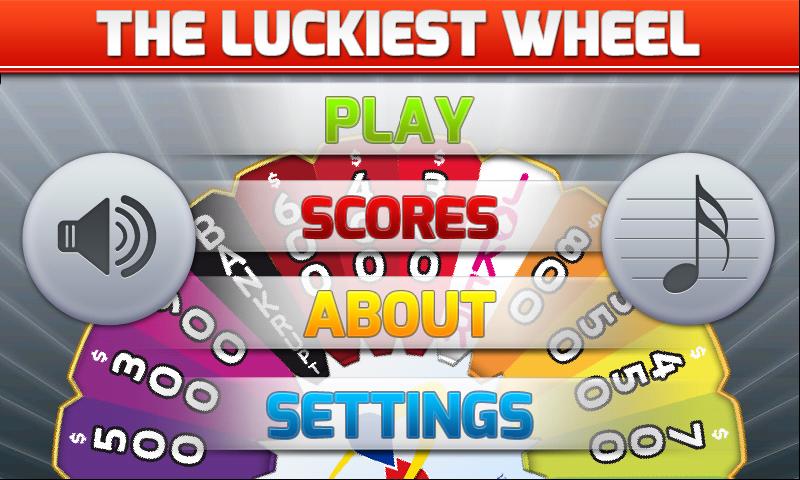Android application The Luckiest Wheel screenshort