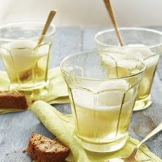 Lemon Sorbet with Prosecco