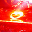 Dazzling light-up of a big heart... the atmosphere was awesome!