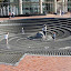 Artistic fountain at Darling Harbour