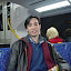 Me (Kevin) on the train back to Parramatta