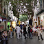 A busy street in Chinatown
