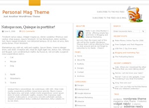Personal Mag Theme WordPress
