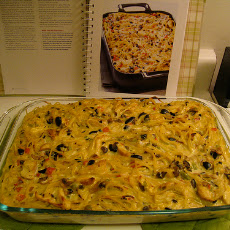 Chicken Tetrazzini With Prosciutto and Peas