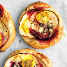 Beet, Cheddar, and Apple Tarts