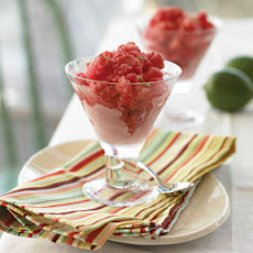 Raspberry-Champagne Granita