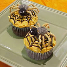 Baby Spider Cupcakes