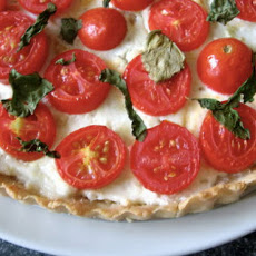 Cherry Tomato & Homemade Chèvre Tart