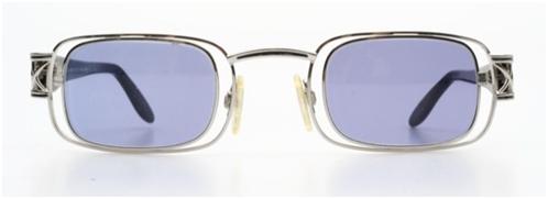 lunettes violette vintage métalliques