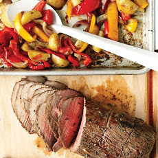 Roast Beef with Peppers, Onions, and Potatoes