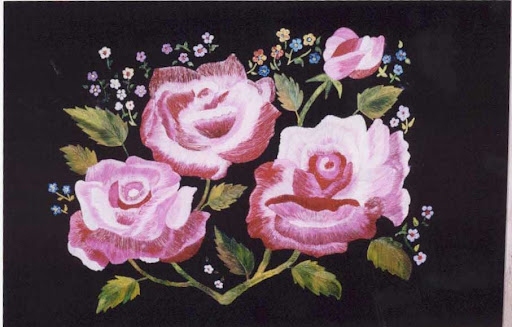 Here is a beautiful Nib Painting. Nib Painting-Beautiful Rose Flowers