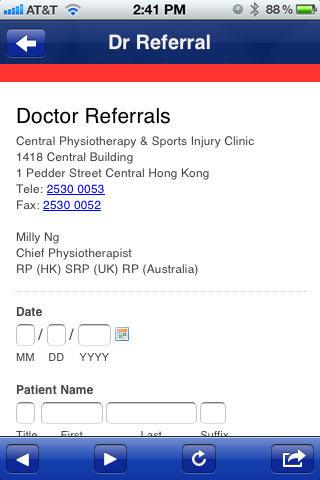 【免費健康App】HK Physiotherapy-Sports Clinic-APP點子