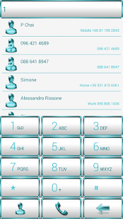 How to download Dialer Frame Aqua White Skin patch 1.0 apk for pc