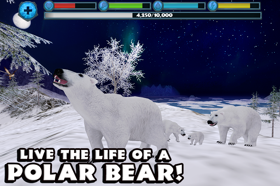 Android application Polar Bear Simulator screenshort