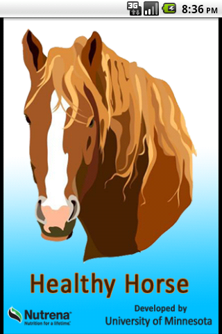 Android application Healthy Horse screenshort