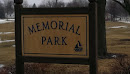 Memorial Park Sign