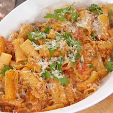 Rigatoni Oreganata with Tomato Sauce and Bread Crumbs