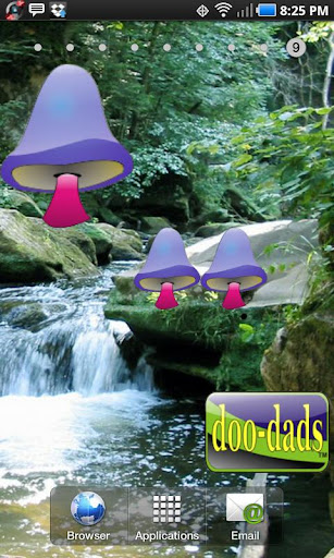 Mushroom Blue doo-dad