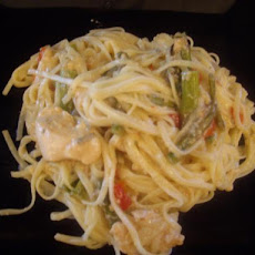 Pasta With Chicken and Asparagus