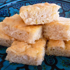 Spring Onion and Lemon Focaccia