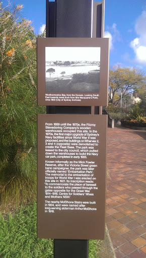 History Of Embarkation Park Site