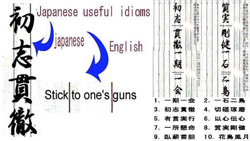 japanese useful idioms
