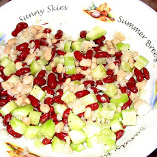 Cucumber, Tomato and Kidney Bean Salad